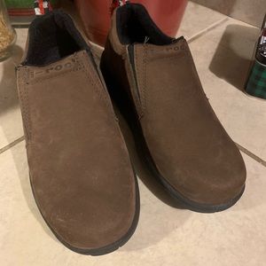 I-Roc Brown Womens Slip On Shoes Women’s 7 Men’s 6